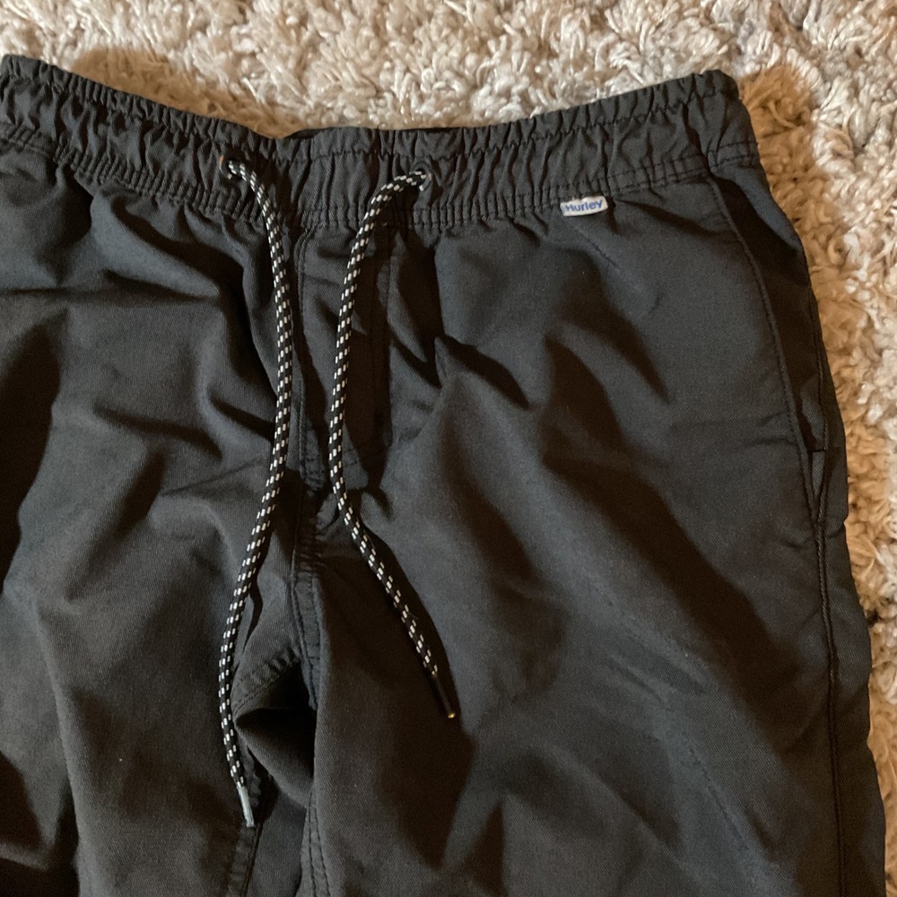 Hurley Black Drawstring Elastic Waist‎ Sweatpants Size S